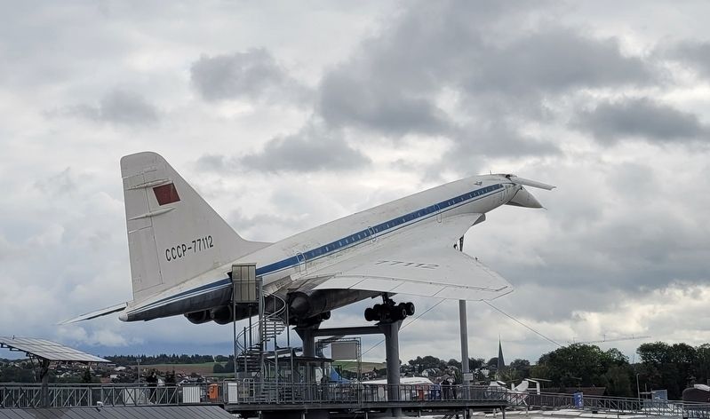 The reverse view of the Tupolev TU-144. Click for full size. The reverse view of the Tupolev TU-144 image. Click for full size.