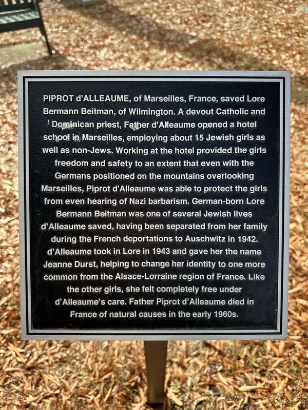 Piprot d'Alleaume Marker. Click for full size. Piprot d'Alleaume Marker image. Click for full size.
