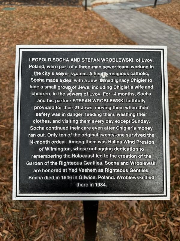 Leopold Socha and Stefan Wroblewski Marker image. Click for full size.