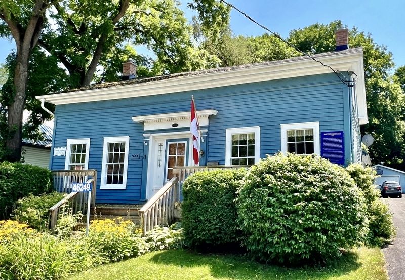 The former Baptist Parsonage, home of the Rev. J.J. Baker image. Click for full size.
