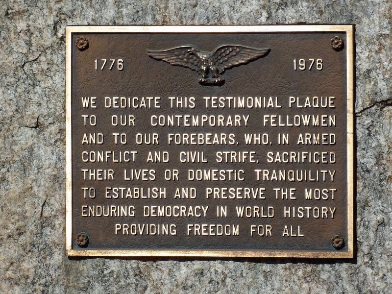 Sutton, MA All Veterans Memorial image. Click for full size.