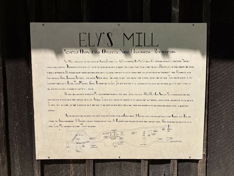 Ely's Mill Marker image. Click for full size.