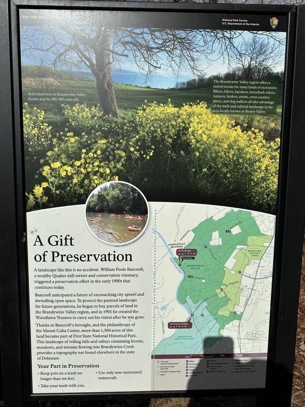 A Gift of Preservation Marker image. Click for full size.
