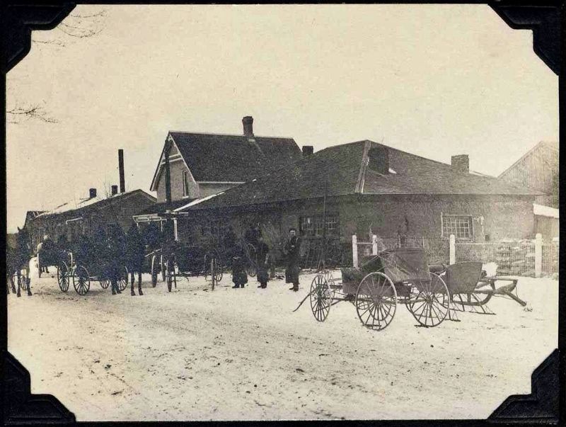 The Forge and Anvil, Sparta, ca 1900 image. Click for full size.