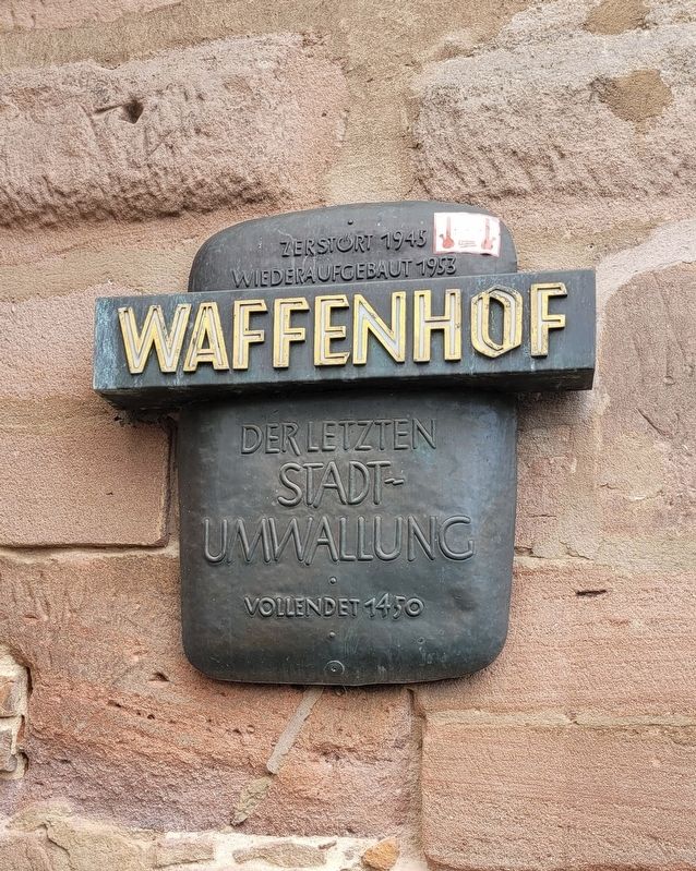 Waffenhof / Weapons Court Marker. Click for full size. Waffenhof / Weapons Court Marker image. Click for full size.