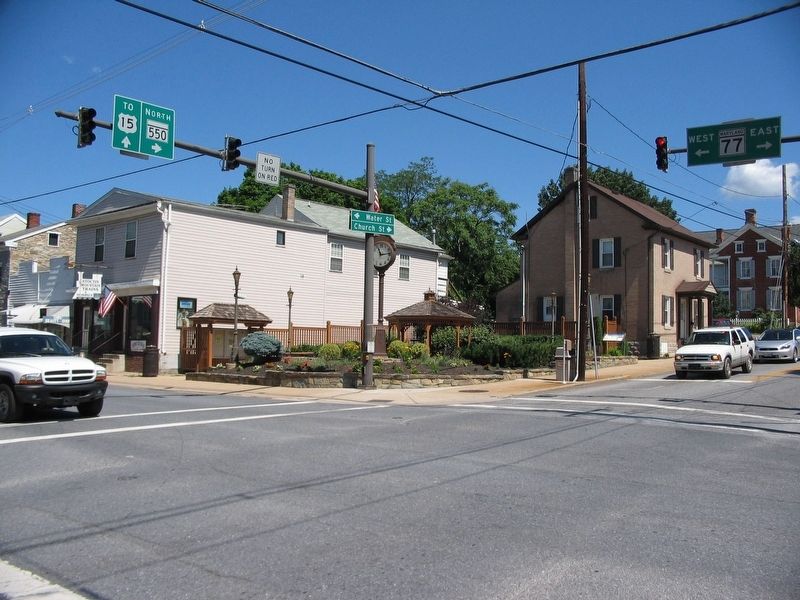 Mechanicsburg Town Square Park. Click for full size. Mechanicsburg Town Square Park image. Click for full size.