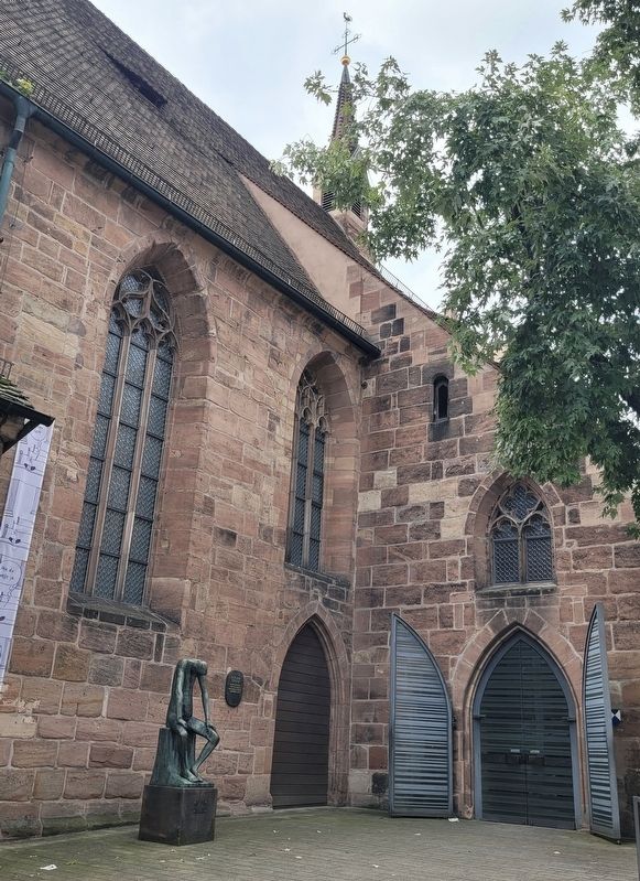 The St. Klara Church and Marker. Click for full size. The St. Klara Church and Marker image. Click for full size.