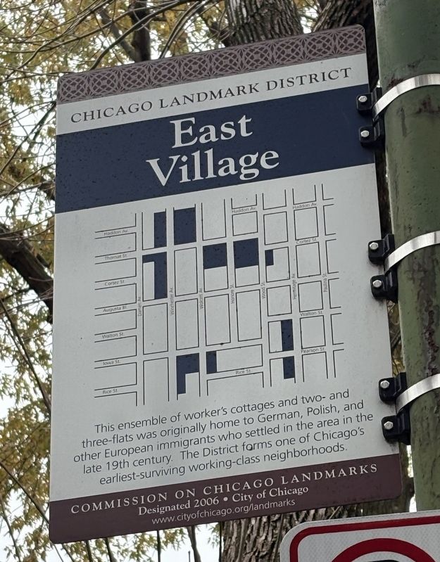 East Village Marker. Click for full size. East Village Marker image. Click for full size.
