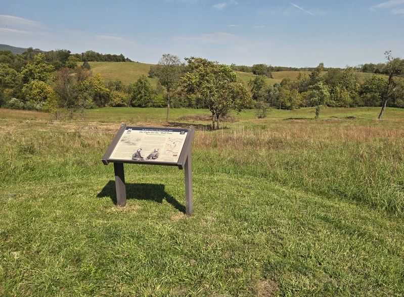 The Fight for the "Bull Pens" Marker. Click for full size. The Fight for the "Bull Pens" Marker image. Click for full size.