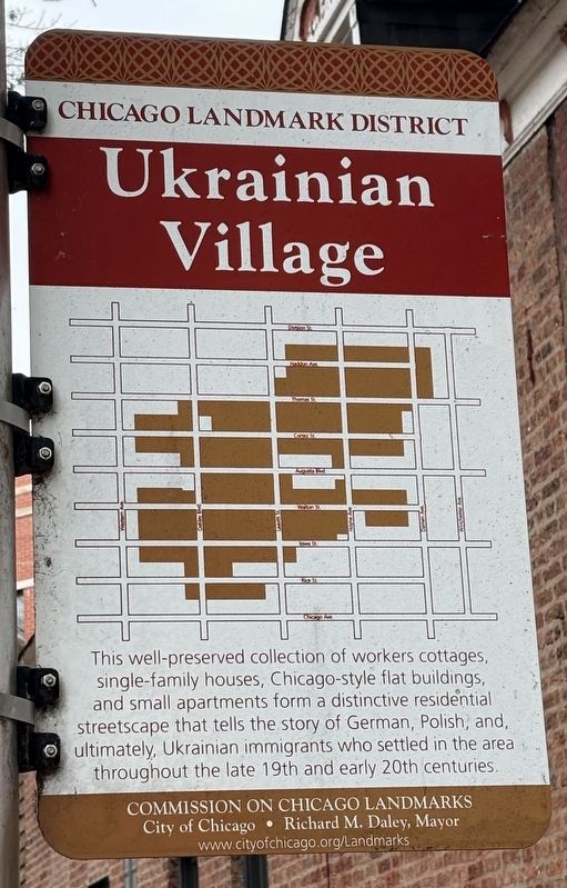 Ukrainian Village Marker image. Click for full size.