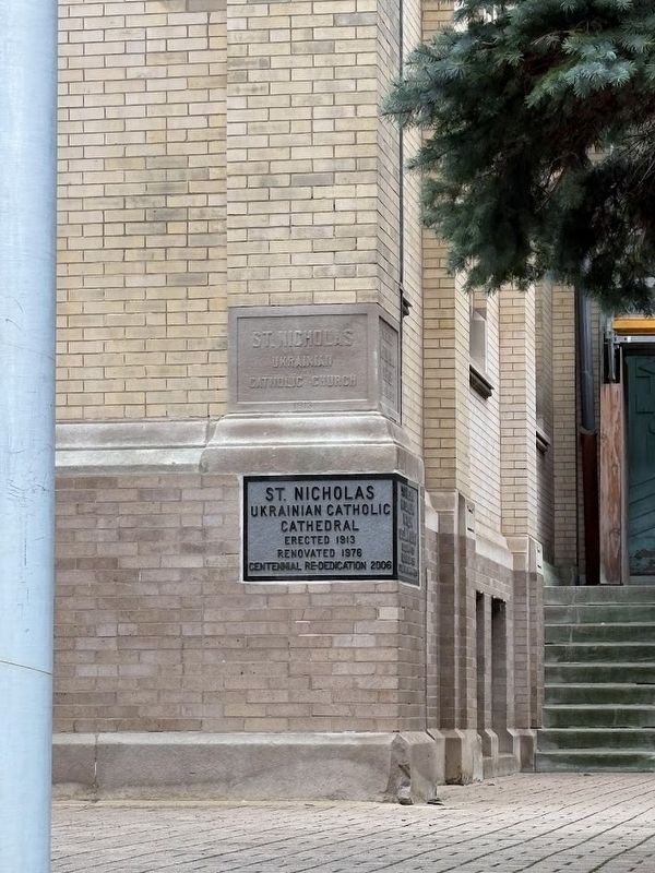 St. Nicholas cornerstone image. Click for full size.