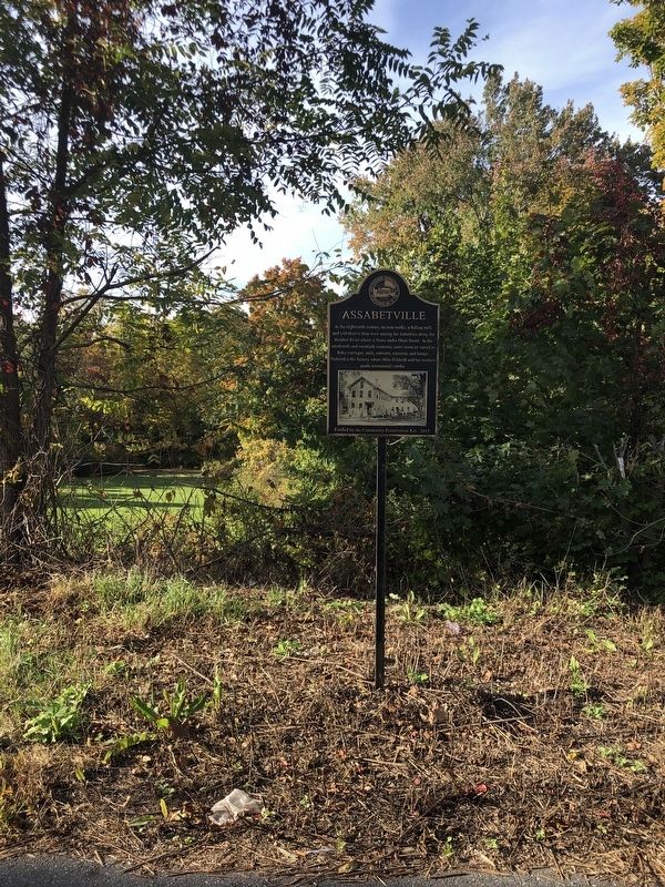 Assabetville Marker image. Click for full size.