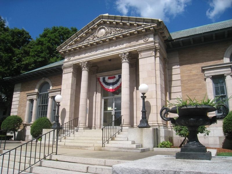 Marlborough's Carnegie Library image. Click for full size.