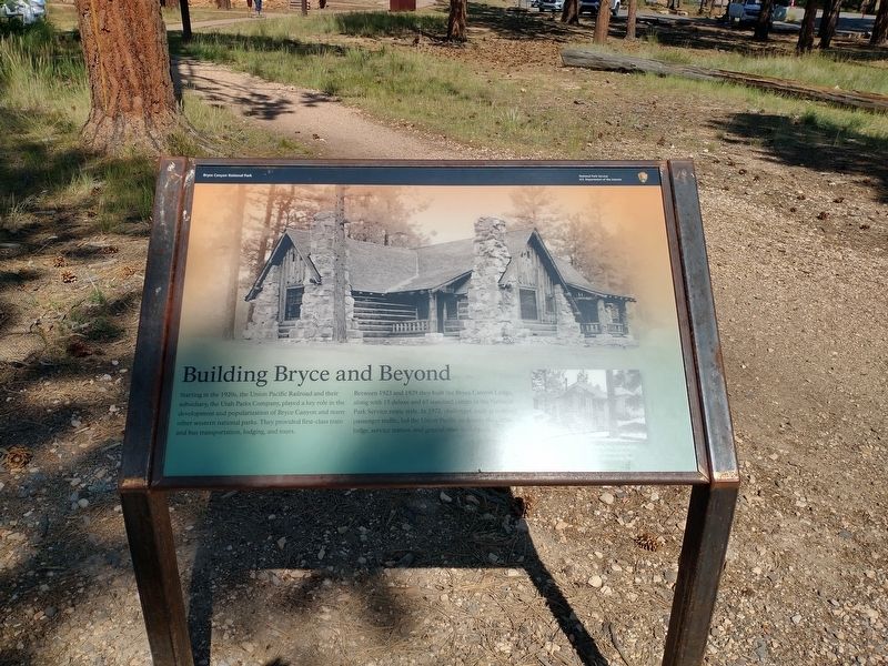 Building Bryce and Beyond Marker. Click for full size. Building Bryce and Beyond Marker image. Click for full size.