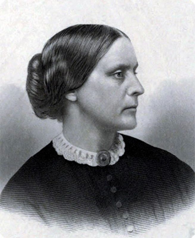 Susan B. Anthony image. Click for full size.