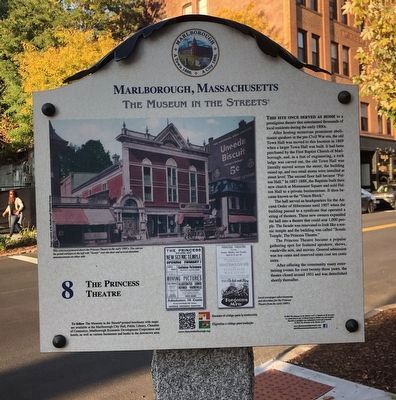 The Princess Theatre Marker image. Click for full size.