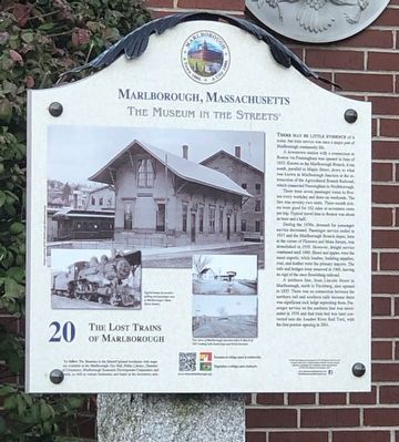 The Lost Trains of Marlborough Marker image. Click for full size.