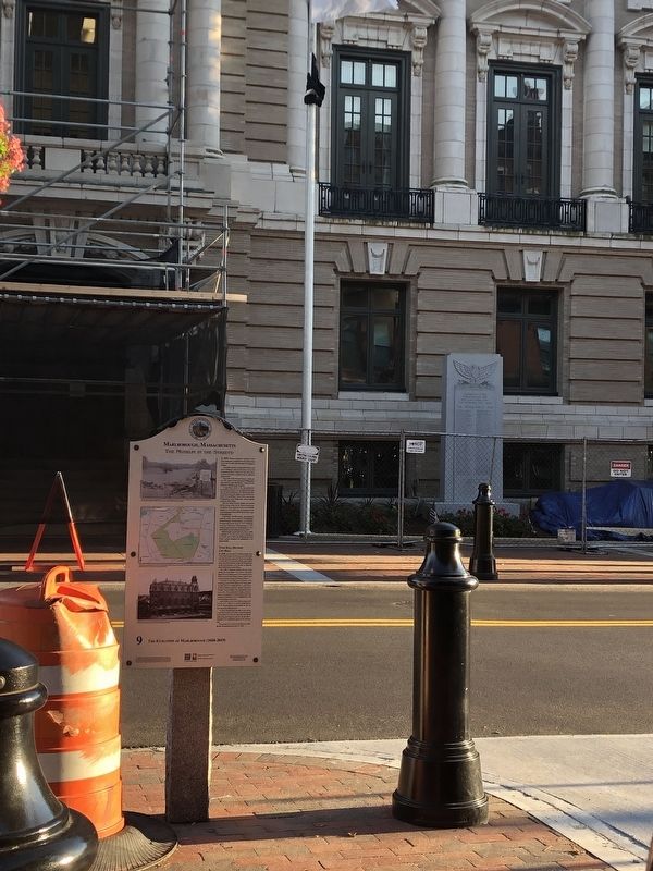 The Evolution of Marlborough (1656-2019) Marker image. Click for full size.