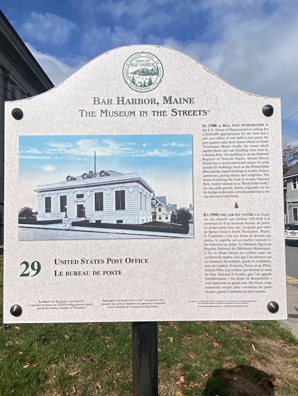United States Post Office Marker. Click for full size. United States Post Office Marker image. Click for full size.