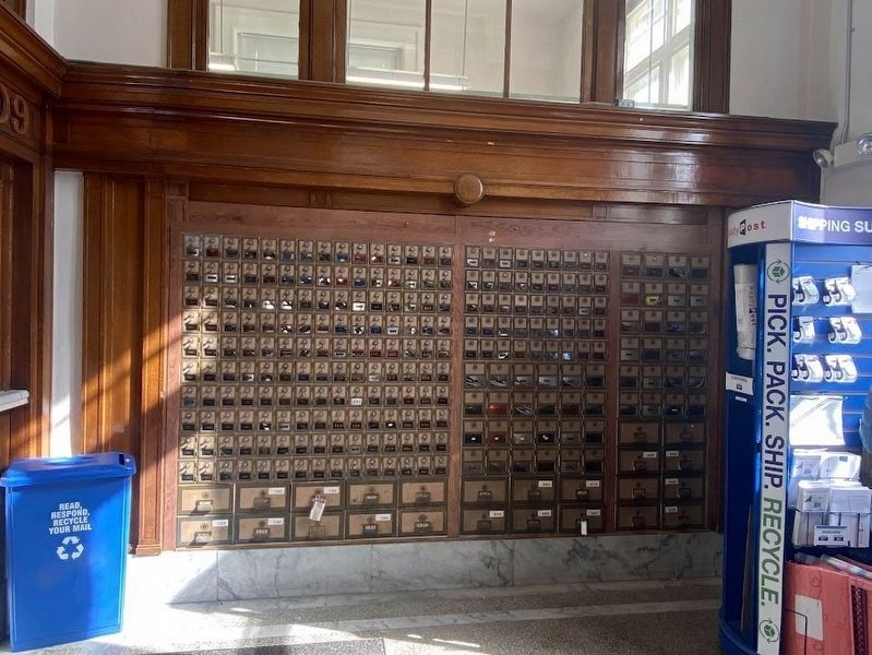 Post office Boxes. Click for full size. Post office Boxes image. Click for full size.