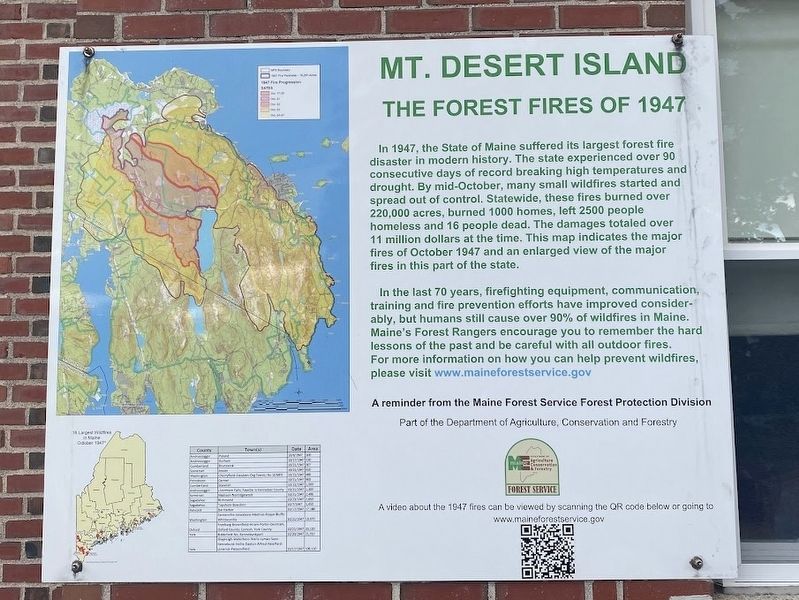 Mt. Desert Island marker image. Click for full size.