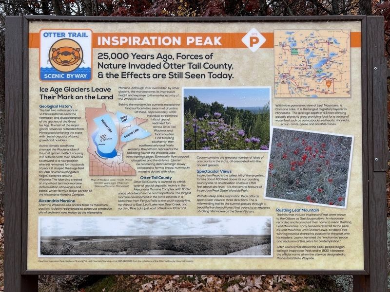Inspiration Peak Marker image. Click for full size.