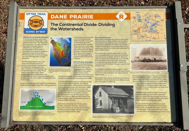 Dane Prairie Marker. Click for full size. Dane Prairie Marker image. Click for full size.