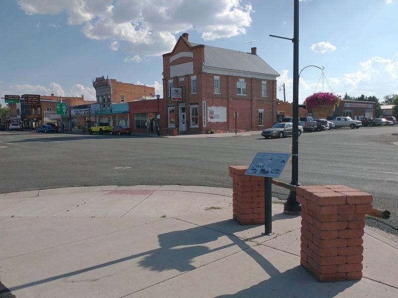 Cowboy�s Smokehouse Caf� / The Historic Gem Theatre Marker image. Click for full size.
