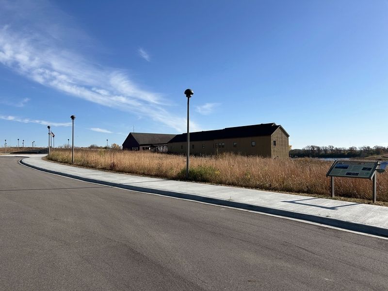 Prairie Wetlands Learning Center & Marker image. Click for full size.