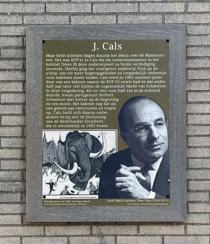 J. Cals Marker. Click for full size. J. Cals Marker image. Click for full size.