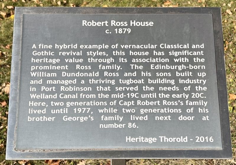 Robert Ross House Marker. Click for full size. Robert Ross House Marker image. Click for full size.