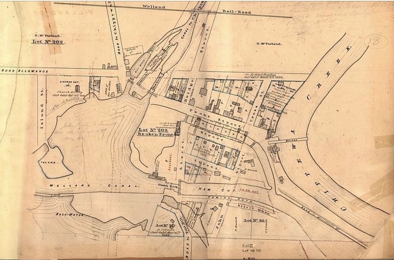Port Robinson, 1850s. Click for full size. Port Robinson, 1850s image. Click for full size.