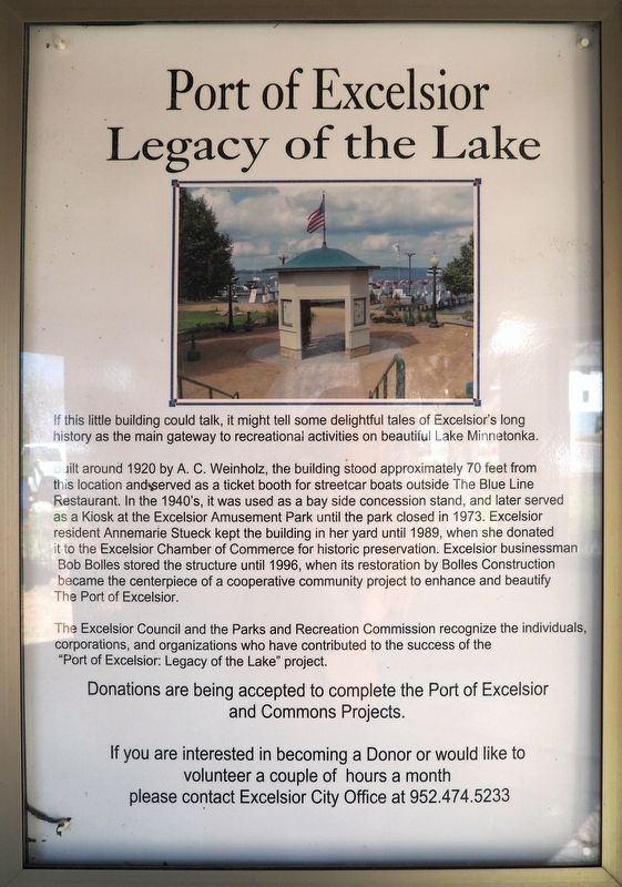 Port of Excelsior Marker image. Click for full size.