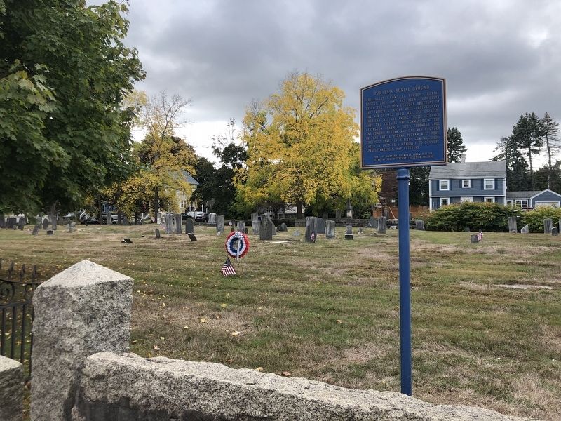 Porter's Burial Ground Marker image. Click for full size.
