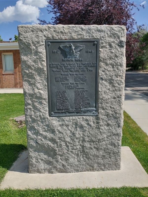 Honor Roll Marker. Click for full size. Honor Roll Marker image. Click for full size.