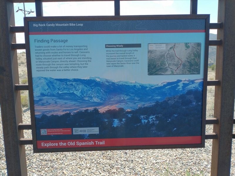 Explore the Old Spanish Trail Marker image. Click for full size.