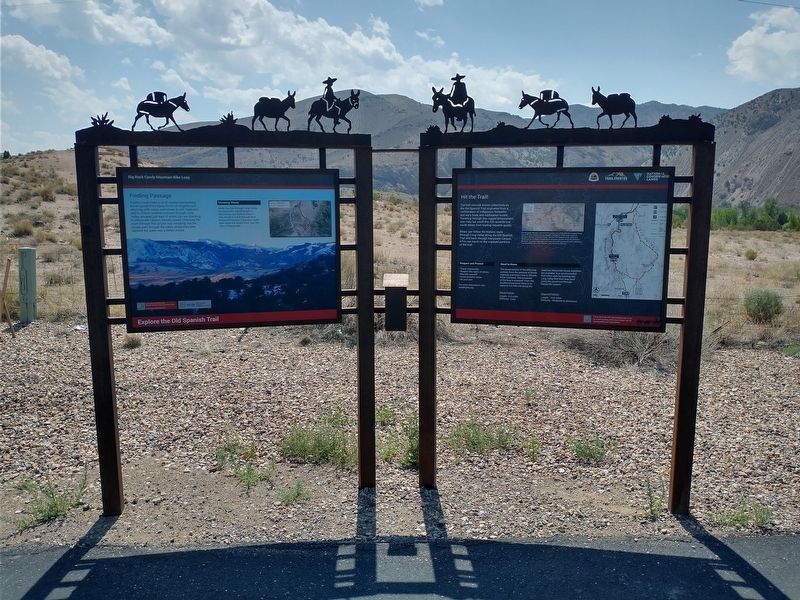 Explore the Old Spanish Trail Marker image. Click for full size.