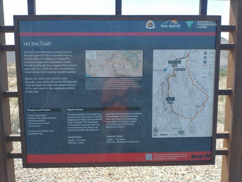 Hit the Trail! Marker image. Click for full size.