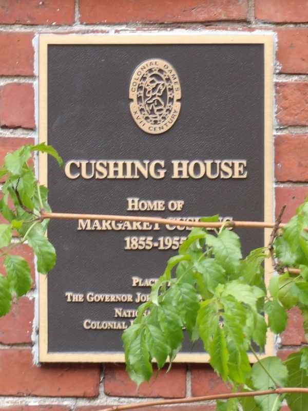Cushing House Marker image. Click for full size.