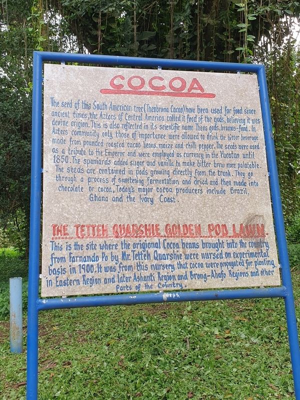 Cocoa Marker image. Click for full size.