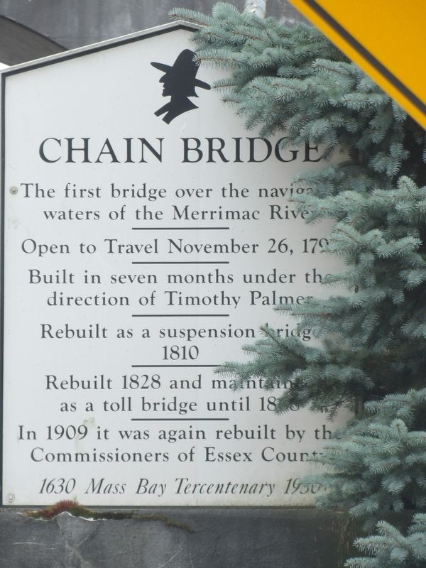 Chain Bridge Marker. Click for full size. Chain Bridge Marker image. Click for full size.