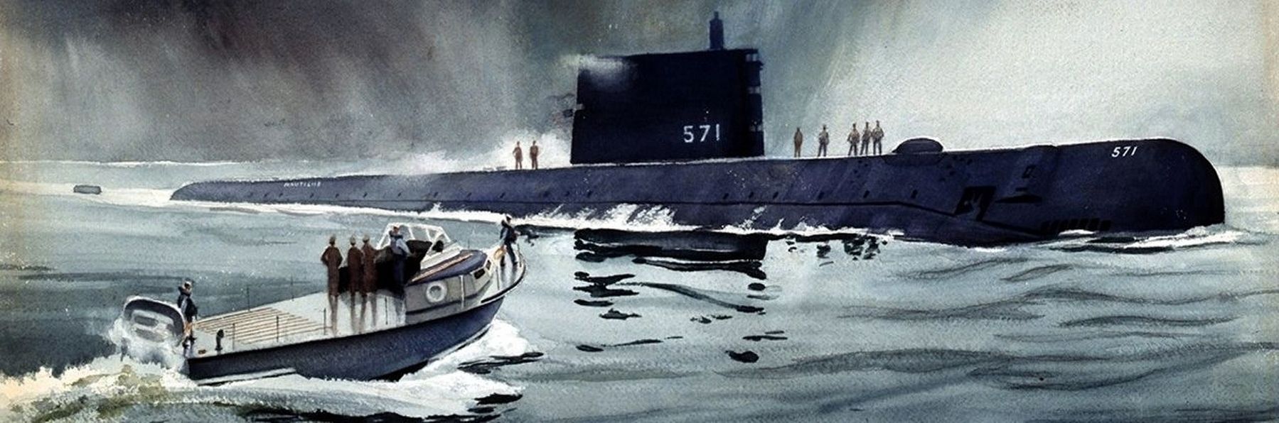 USS Nautilus (SSN-571). Click for more information. USS Nautilus (SSN-571) image. Click for more information.