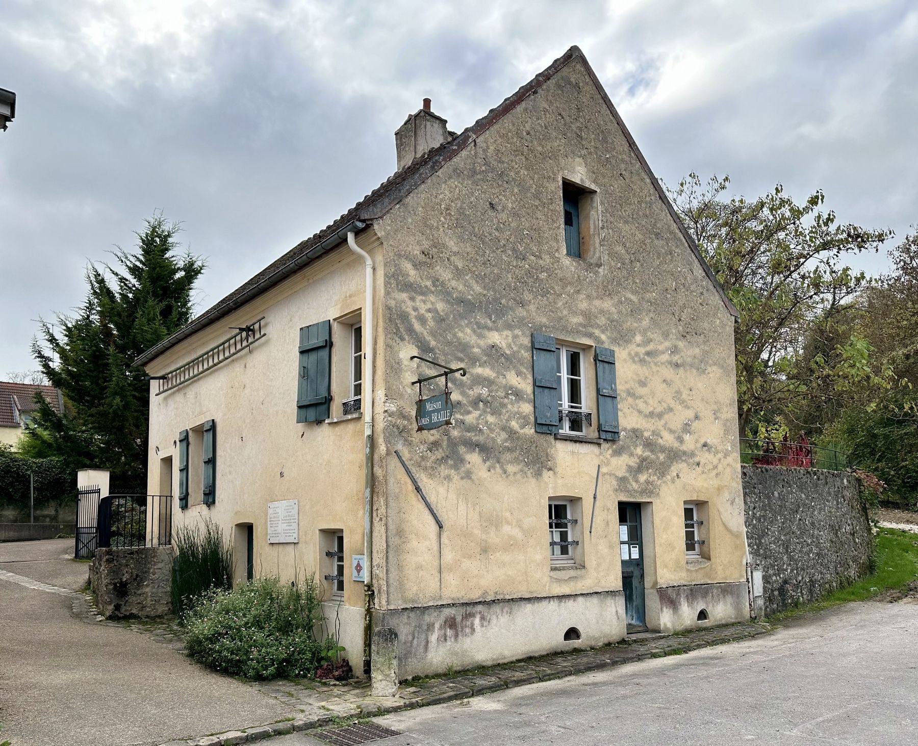 Louis Braille Museum and Marker. Click for full size. Louis Braille Museum and Marker image. Click for full size.