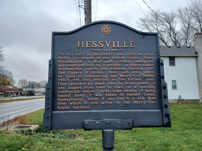 Hessville Marker. Click for full size. Hessville Marker image. Click for full size.