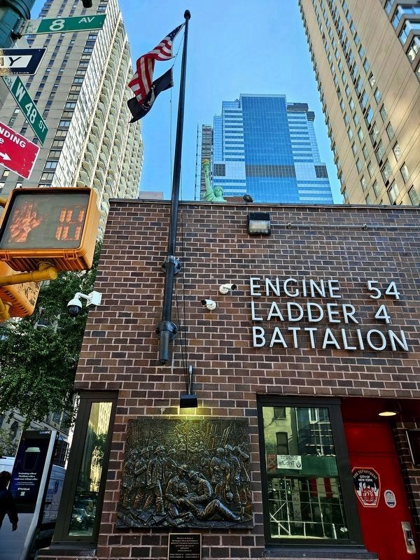 Battalion 9 9/11 Memorial. Click for full size. Battalion 9 9/11 Memorial image. Click for full size.