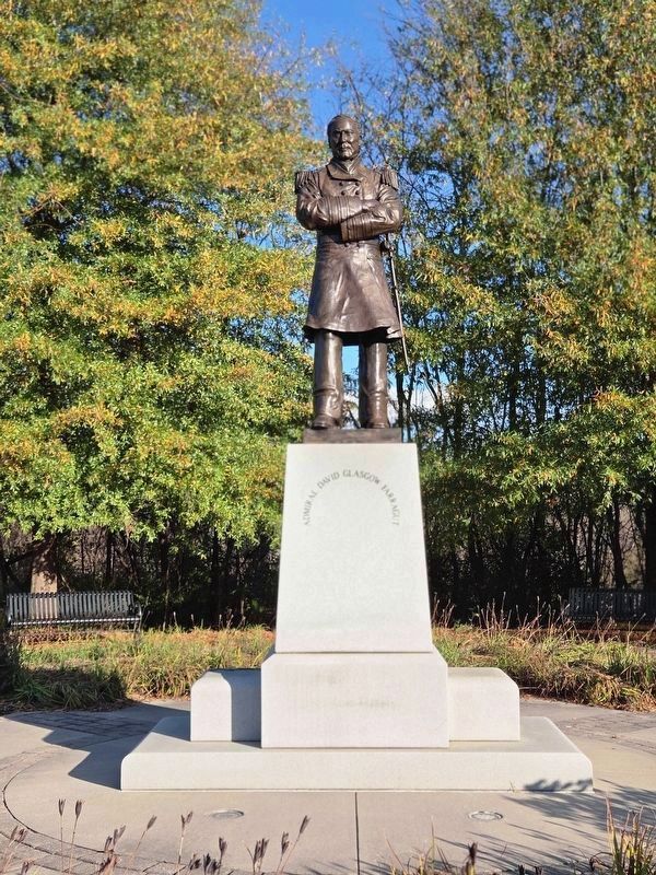 Admiral David Glasgow Farragut Monument. Click for full size. Admiral David Glasgow Farragut Monument image. Click for full size.