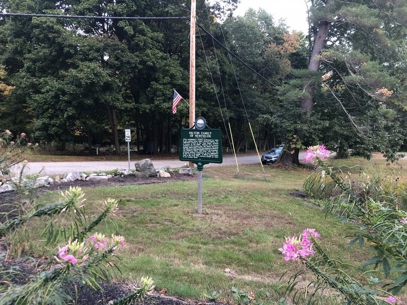 Hilton Family of Newfields Marker. Click for full size. Hilton Family of Newfields Marker image. Click for full size.