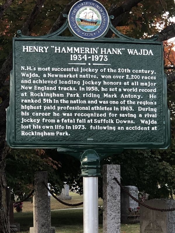 Henry �Hammerin' Hank� Wajda Marker image. Click for full size.