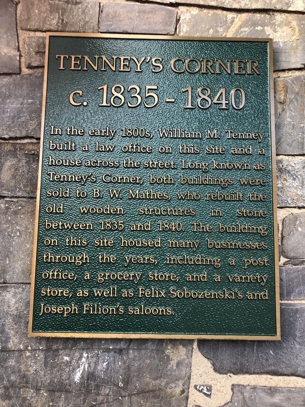 Tenney's Corner Marker image. Click for full size.
