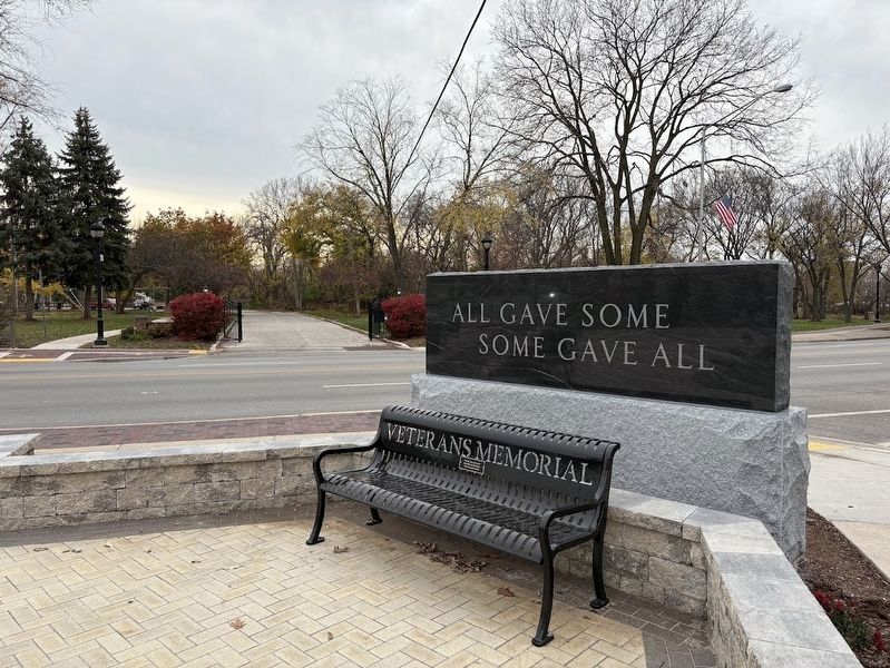 River Grove Veterans Memorial image. Click for full size.